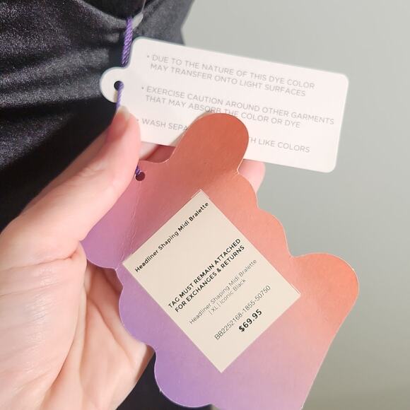 YITTY Women's Black Shaping Bra, Size XLarge - Picture 5 of 10